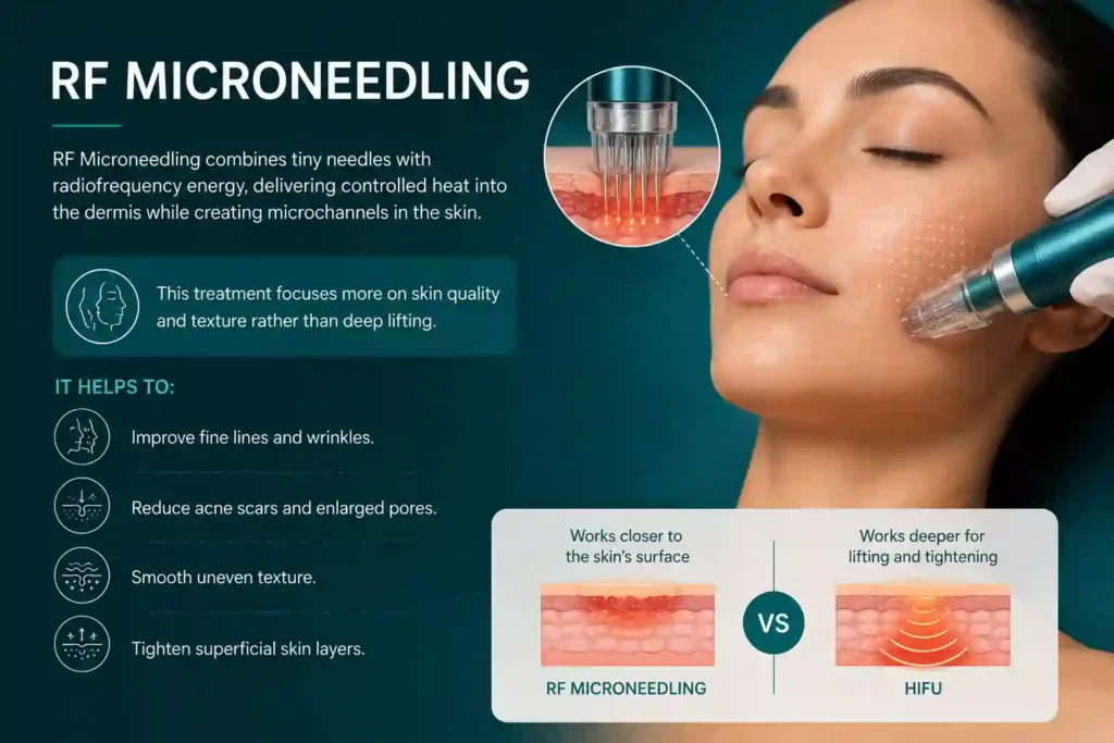 What Does RF Microneedling Do That HIFU Alone Cannot Leominster