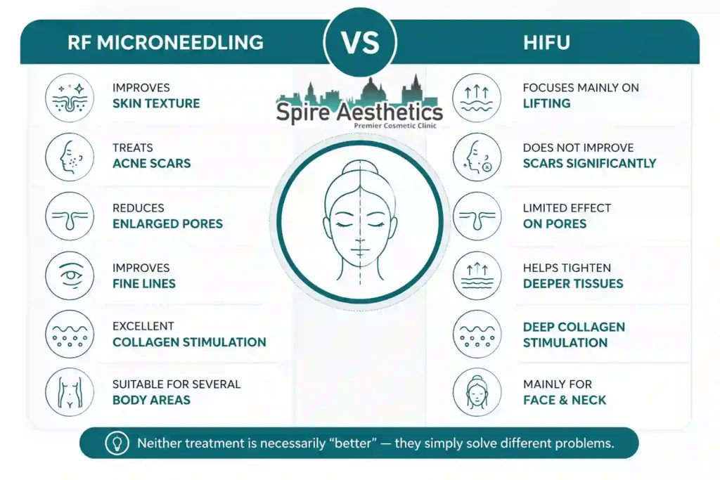 RF Microneedling vs HIFU: Which Treatment Gives Better Results Leominster?