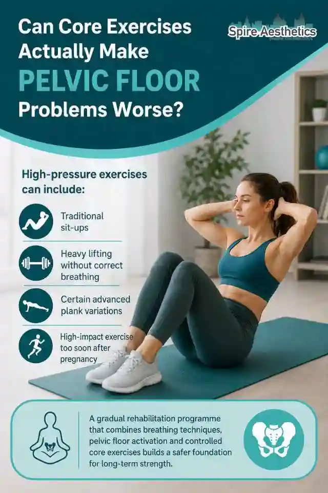 Can Strengthening Your Core Alone Actually Make Pelvic Floor Problems Worse Leominster?